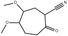 Cycloheptanecarbonitrile, 5,6-dimethoxy-2-oxo- (9CI) 结构式