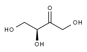 L-赤藓酮糖 结构式