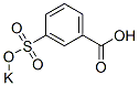 3-(Potassiosulfo)benzenecarboxylic acid 结构式