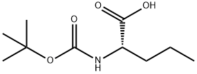 叔丁氧羰酰基正缬氨酸 结构式