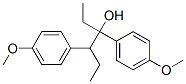 BENZENEETHANOL, A,B-DIETHYL-4-METHOXY-A-(4-METHOXYPHENYL)-	 结构式