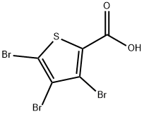 3,4,5-三溴-2-噻吩甲酸 结构式