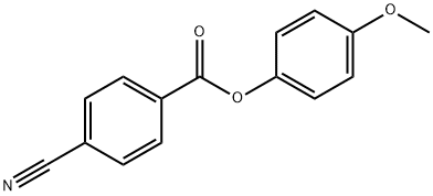 p-Cyanobenzoic acid p-methoxyphenyl ester 结构式