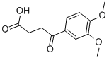 3-(3,4-二甲氧基苯甲酰)丙酸 结构式