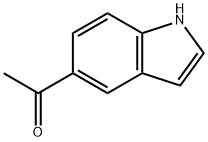 5-乙酰吲哚 结构式