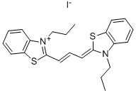 3,3'-二丙基硫杂羰花青碘化物 结构式