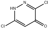 4(1H)-PYRIDAZINONE, 3,6-DICHLORO- 结构式