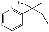 Cyclopropanol, 2-methyl-1-(4-pyrimidinyl)- (9CI) 结构式