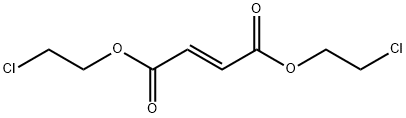 Fumaric acid bis(2-chloroethyl) ester 结构式