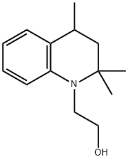 3,4-dihydro-2,2,4-trimethyl-2H-quinoline-1-ethanol 结构式
