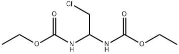 N,N'-(2-Chloroethylidene)biscarbamic acid diethyl ester 结构式