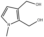 2,3-bis(hydroxymethyl)-1-methylpyrrole 结构式