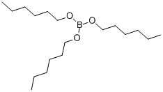 硼酸三正己酯 结构式