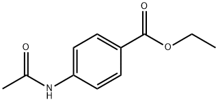 4-乙酰氨基苯甲酸乙酯 结构式