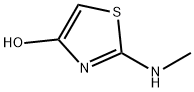 4-Thiazolol,  2-(methylamino)- 结构式