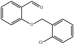 2-(2-氯苄基)氧基苯甲醛 结构式