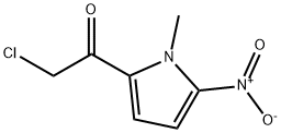 Ethanone, 2-chloro-1-(1-methyl-5-nitro-1H-pyrrol-yl)- (9CI) 结构式