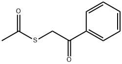 2-乙酰基硫代苯乙酮 结构式