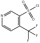 4-三氟甲基吡啶-3-磺酰氯 结构式