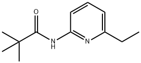 Propanamide, N-(6-ethyl-2-pyridinyl)-2,2-dimethyl- (9CI) 结构式