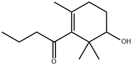 1-(5-Hydroxy-2,6,6-trimethyl-1-cyclohexen-1-yl)-1-butanone 结构式