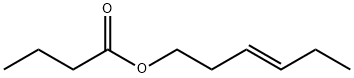(E)-hex-3-enyl butyrate 结构式