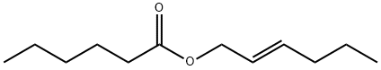 N-己酸(反-2-己烯基)酯 结构式