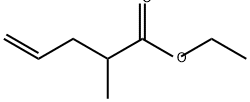 2-甲基-4-戊烯酸乙酯 结构式