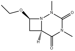1,2,4-Triazabicyclo[4.2.0]octane-3,5-dione,8-ethoxy-2,4-dimethyl-,trans-(9CI) 结构式