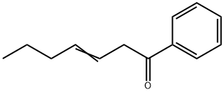 (E)-1-PHENYL-HEPT-3-EN-1-ONE 结构式