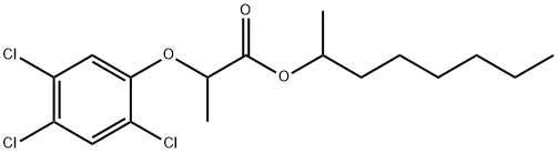 1-methylheptyl 2-(2,4,5-trichlorophenoxy)propionate 结构式