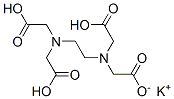 potassium trihydrogen ethylenediaminetetraacetate 结构式