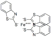 2-Mercaptobenzothiazole, ferric salt 结构式