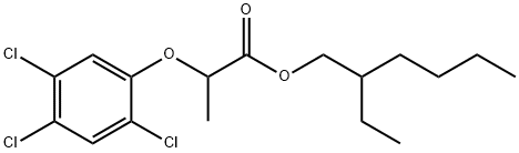 2-ethylhexyl 2-(2,4,5-trichlorophenoxy)propionate 结构式