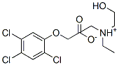 (2-hydroxyethyl)diethylammonium (2,4,5-trichlorophenoxy)acetate 结构式