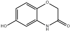 6-羟基-2H-1,4-苯并嗪-3(4H)-酮 结构式