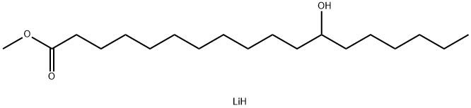 12-羟基-十八烷酸甲酯锂盐 结构式