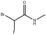 2-溴-2-氟-N-甲基乙酰胺 结构式