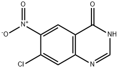 7-氯-6-硝基喹唑啉-4-酮 25G 结构式