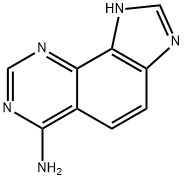 1H-Imidazo[4,5-h]quinazolin-6-amine(9CI) 结构式