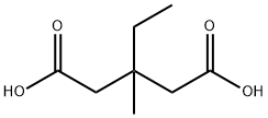 3-乙基-3-甲基戊二酸 结构式