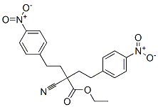 ethyl 2-cyano-4-(4-nitrophenyl)-2-[2-(4-nitrophenyl)ethyl]butanoate 结构式