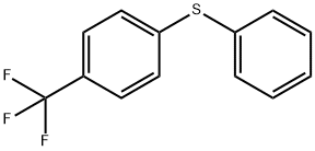4-三氟甲基二苯硫醚 结构式