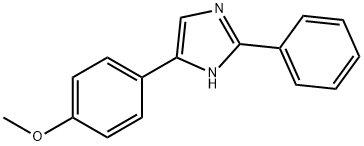 4-(4-甲氧苯基)-2-苯基-1H-咪唑 结构式