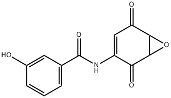 Benzamide, N-(2,5-dioxo-7-oxabicyclo[4.1.0]hept-3-en-3-yl)-3-hydroxy- (9CI) 结构式
