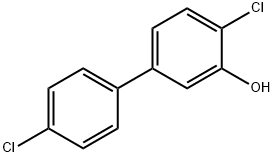 4,4'-Dichloro-(1,1'-biphenyl)-3-ol 结构式