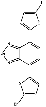 4,7-双(5-溴-2-噻吩基)-2,1,3-苯并硒二唑 结构式