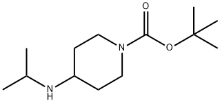 1-N-Boc-4-异丙胺哌啶 结构式