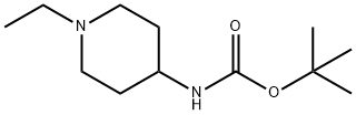 4-(N-BOC-氨基)-1-乙基哌啶 结构式