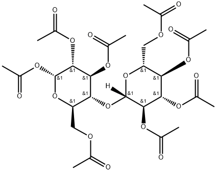 D-(+)-纤维二糖八乙酸酯 结构式